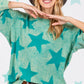 SAGE + FIG Mineral Wash Star Pattern T-Shirt - DAVERRI FASHIONS