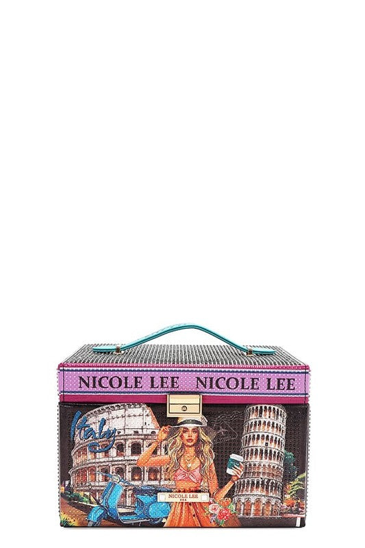 Nicole Lee USA Rhinestone Jewelry Box Black One Size Jewelry Boxes