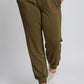 Umgee Full Size High Rise Elastic Waist Knit Joggers with Pockets Joggers