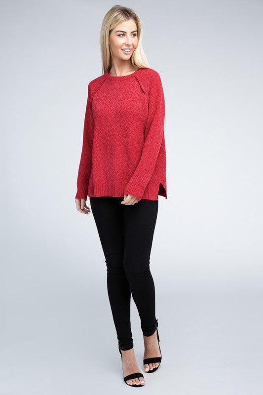 Zenana Chenille Sweater Sweaters