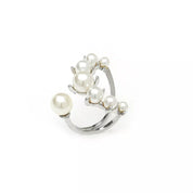 Alloy Pearl Open Ring | Rings Daverri Fashions