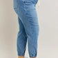 Judy Blue Full Size High Waist Denim Jogger - DAVERRI FASHIONS
