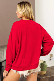 BiBi Santa Baby Lettering Christmas Sweatshirt | Sweatshirts Daverri Fashions