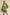 Aemi + Co Snap Down Drop Shoulder Brushed Jacket Lime Jackets