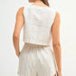 MABLE Square Neck Crop Top and Shorts Set Shorts Sets