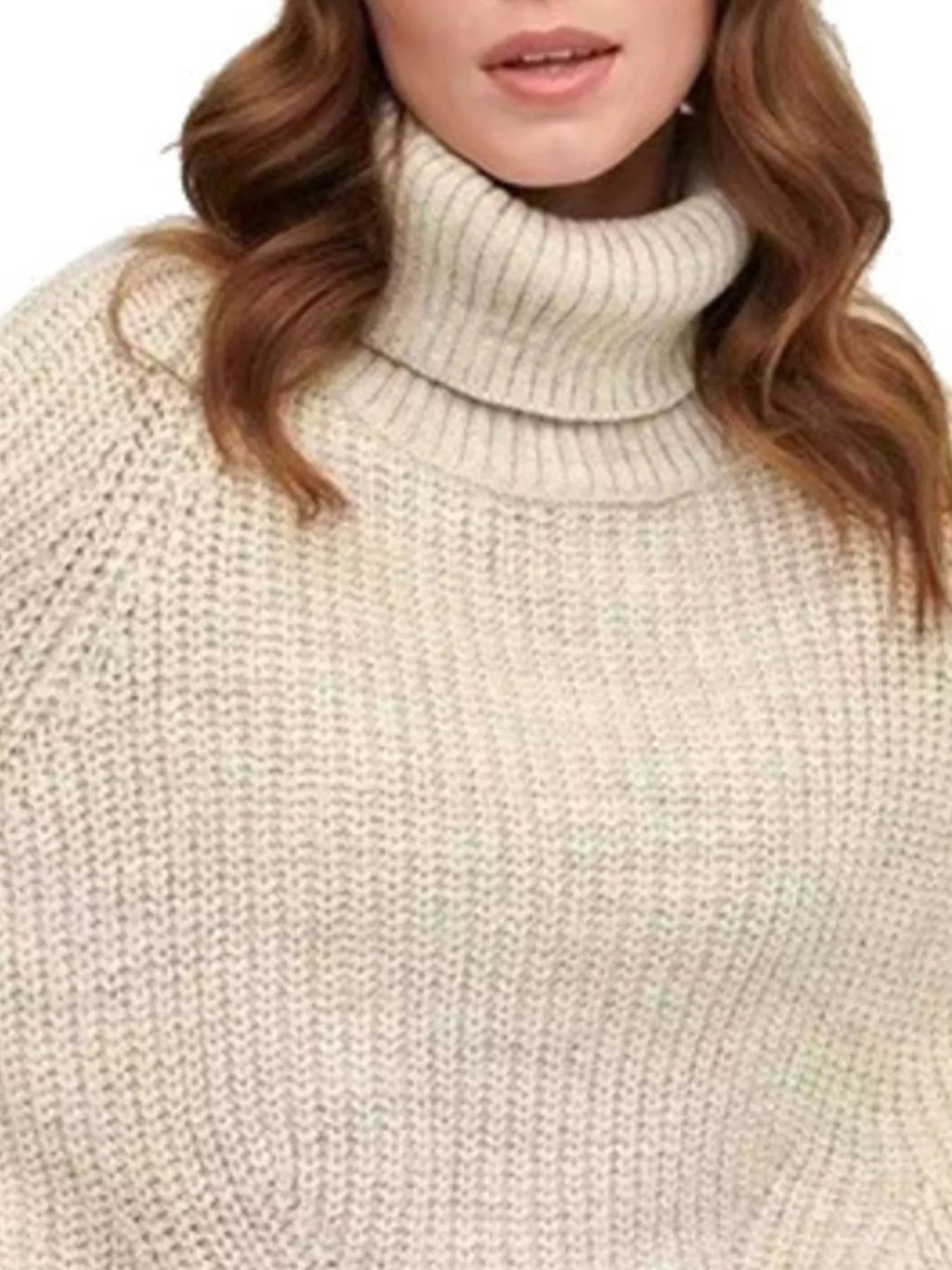 Turtleneck Long Sleeve Sweater | Sweaters Daverri Fashions