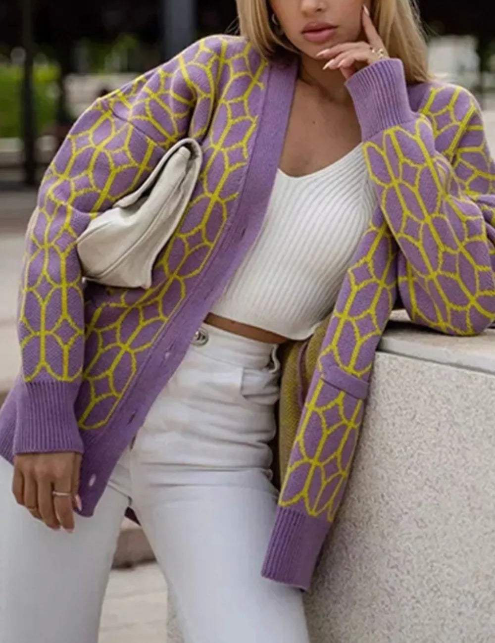 Button Up Long Sleeve Cardigan | Cardigans Daverri Fashions
