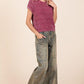 Mittoshop Washed Wide Leg Jeans with Pockets - DAVERRI FASHIONS