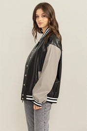 Game On Colorblock Baseball Jacket Jackets