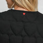 Umgee Heart Quilted Tie-Front Vest