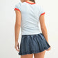 MONO B Contrast Trim Fitted Baby T-Shirt