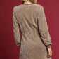 Umgee Velour Drawstring Mini Dress with Long Sleeves - DAVERRI FASHIONS