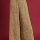 Umgee Jacquard Wide-Leg Pants - DAVERRI FASHIONS