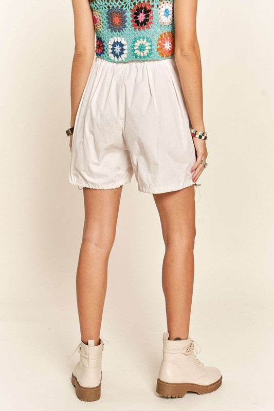 Drawstring Shorts with Pockets Shorts