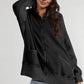 Zip-Up Long Sleeve Jacket - DAVERRI FASHIONS