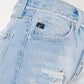 Kancan Distressed Button Fly Denim Shorts Denim Shorts