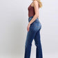 Judy Blue Full Size Washed Straight Leg Jeans with Pockets - DAVERRI FASHIONS