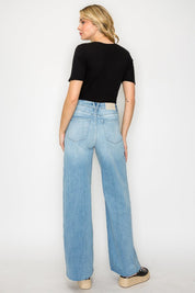 Artemis Vintage Inseam Transform Mid Rise Wide Leg Jeans | Jeans Daverri Fashions