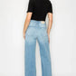 Artemis Vintage Inseam Transform Mid Rise Wide Leg Jeans - DAVERRI FASHIONS