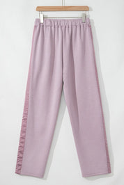 Drawstring Pants with Pockets | Loungewear Pants Daverri Fashions