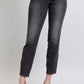 Judy Blue Full Size Mid Rise Tummy Control Slim Jeans Plus Size - DAVERRI FASHIONS