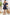ADORA Puff Sleeve Floral Dress ROYAL BLUE L Mini Dresses