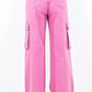 American Bazi Drawstring Wide Leg Cargo Pants Pants