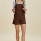 Double Take Textured Shortalls Plus Size Shortalls