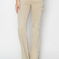 RISEN Full Size High Rise Side Slit Cargo Bootcut Jeans Jeans