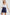 Cotton Bleu by Nu Label Buckle Belt Cotton Linen Shorts Navy Shorts