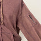 Fiori Hoodie Jacket PURPLE S Jackets