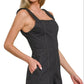 Zenana Tie Back Romper Rompers
