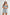 MABLE Off Shoulder Ruffle Detail Denim Romper Rompers