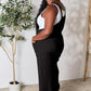 Double Take Full Size Wide Strap Overall with Pockets Overalls
