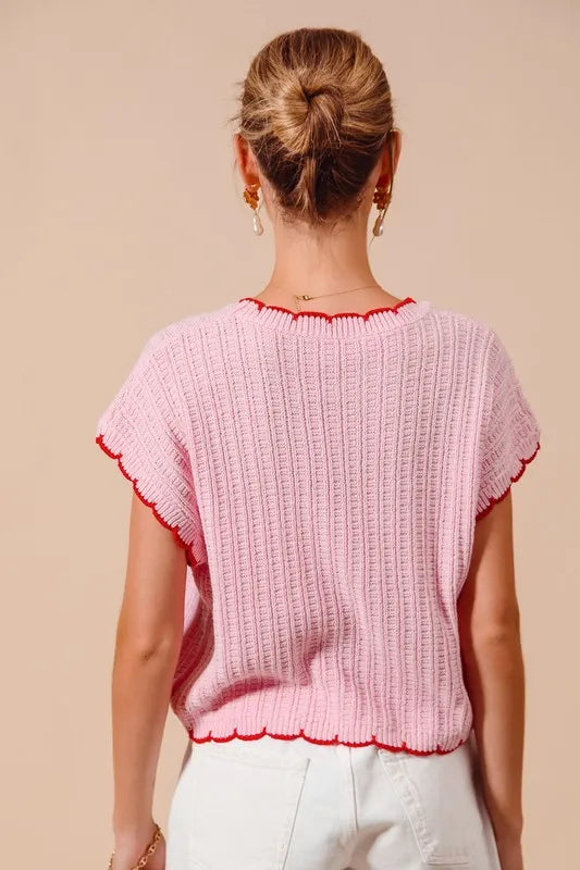 SO ME Textured Light Weight Sweater Dolman Top Sweaters