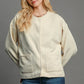 Umgee Textured Jacquard Jacket Jackets
