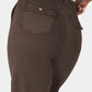 High Waist Jeans with Pockets - DAVERRI FASHIONS