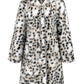 Thermal Leopard Faux Fur Hooded Coat - DAVERRI FASHIONS