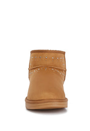 Winifred Rhinestone Embellished Fur Lined Boots | Boots Daverri Fashions