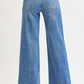 RISEN Full Size High Rise Wide Leg Jeans Plus Size - DAVERRI FASHIONS