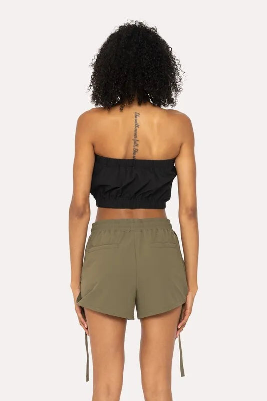 MONO B Cargochic Ribstop Tube Top | Tops Daverri Fashions