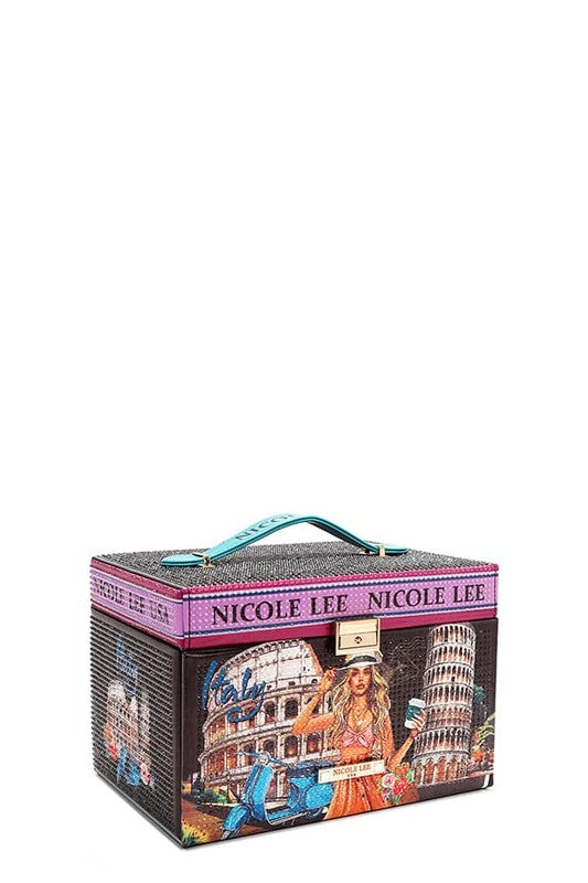 Nicole Lee USA Rhinestone Jewelry Box Jewelry Boxes