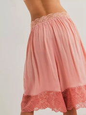 Lace Detail Shorts | Shorts Daverri Fashions