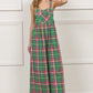 BiBi Multi Color Check Plaid Overall Overalls