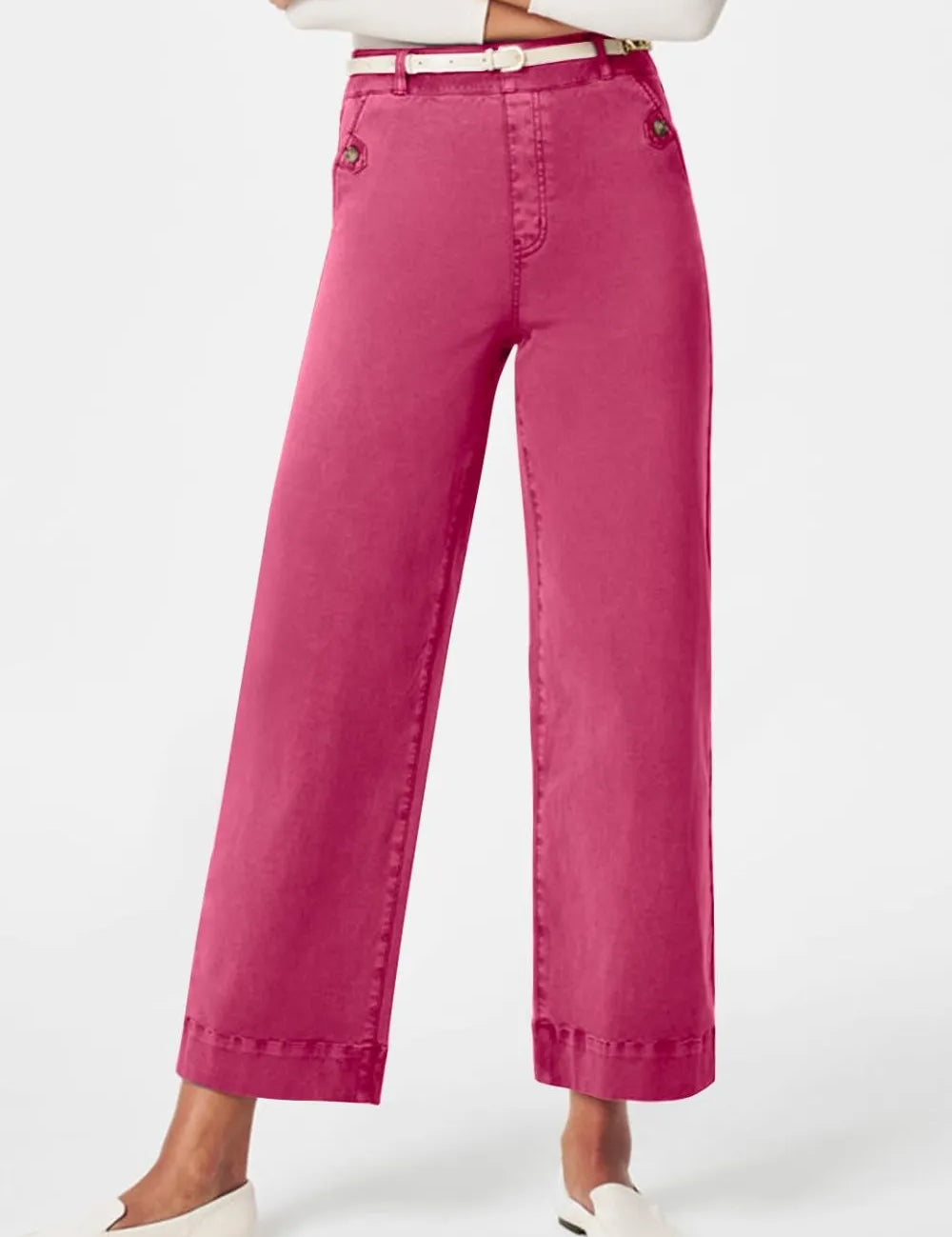 High Waist Jeans with Pockets | Jeans Daverri Fashions