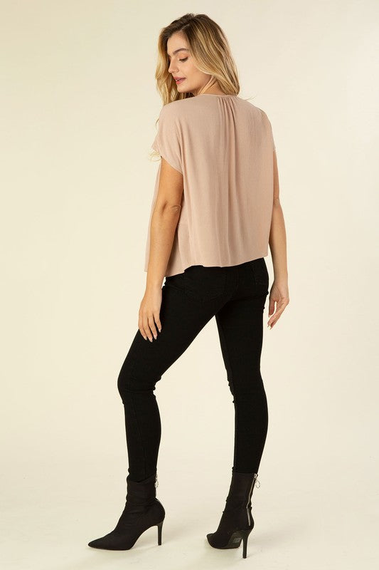 Tiered A Line Blouse Blouses
