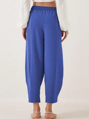 Full Size Drawstring Cropped Jogger Pants Plus Size | Pants Daverri Fashions