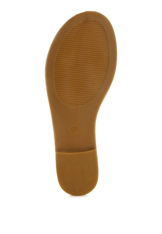Hot Hub Beaded Lake Como Flat Slip Ons | Slides Daverri Fashions