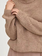 Turtleneck Long Sleeve Sweater | Sweaters Daverri Fashions
