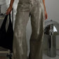 Wide Leg Jeans with Pockets - DAVERRI FASHIONS